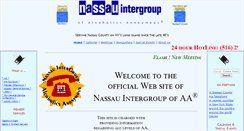 Desktop Screenshot of nassauny-aa.org